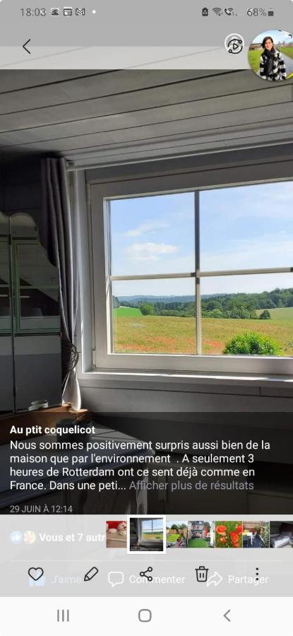 Вилла Au Ptit Coquelicot Уйе Экстерьер фото